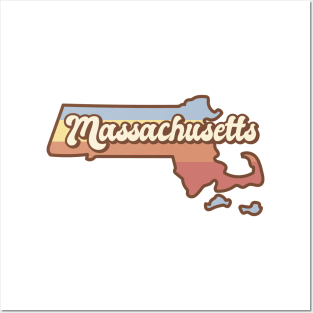 Massachusetts Retro Posters and Art